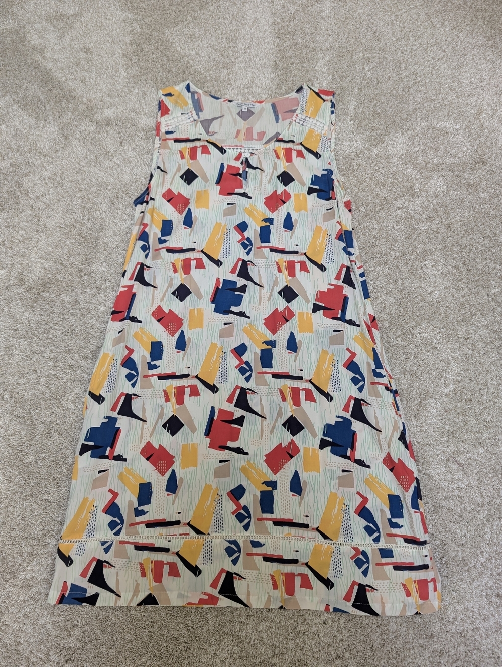 Esprit de la Mer multicoloured midi dress with pockets
